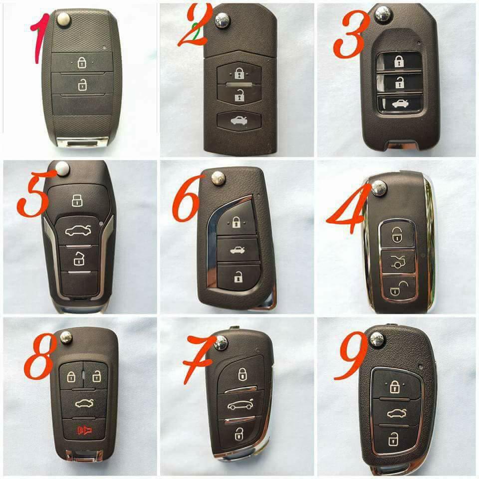 Chìa khóa ô tô liền điều khiển từ xa