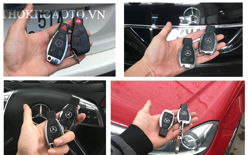 chìa khóa xe mercedes